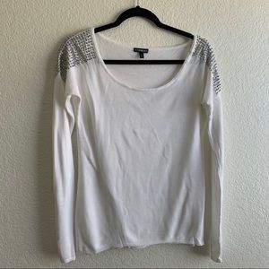 Express long sleeve sweater-like shirt